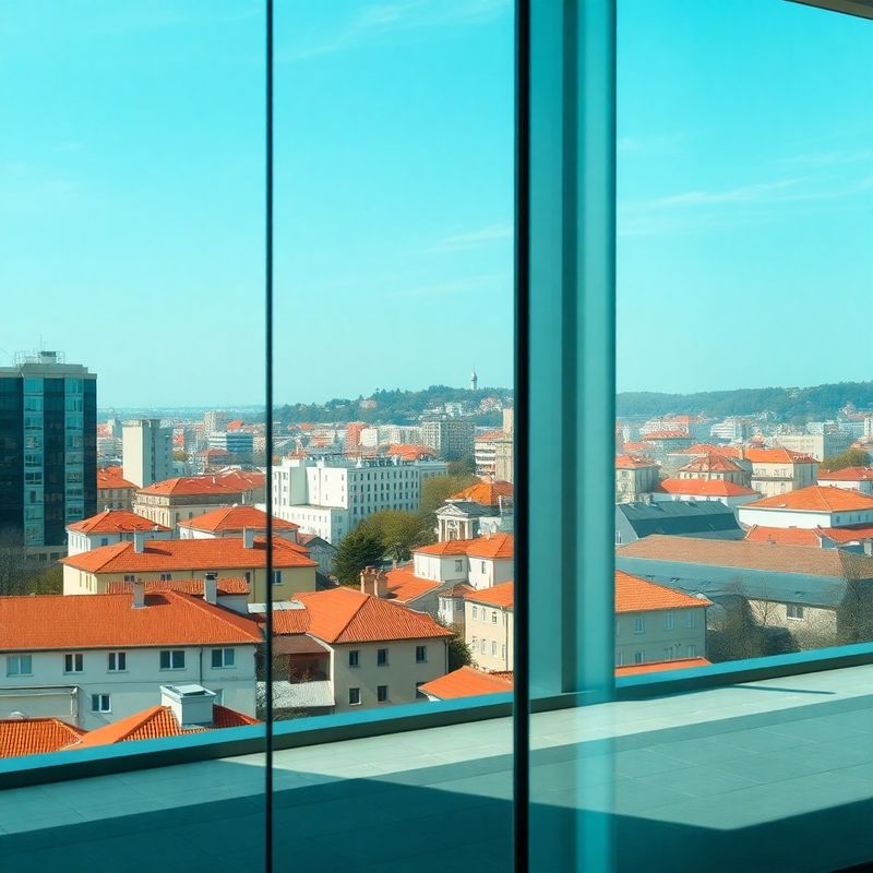 Pogled na Osijek kroz staklo ureda